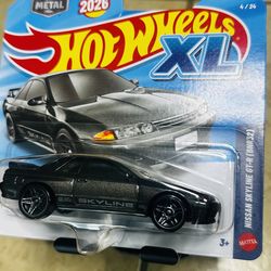 Hot Wheels XL Nissan Skyline GT-R (BNR32) Dark Gray 2026