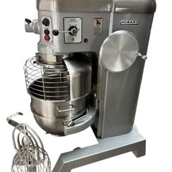 60 Quart Hobart Mixer 2 HP Single Phase Like New Works Great Just Arrived Commercial Bakery Pizza Dough Cookies Donuts Restaurant Has Bowl And Attache