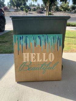 Hello Beautiful Wall Decor Wood Sign