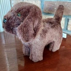 American Girl Doll Pet Dog Chocolate Chip Lab Brown Plush 2011 Service