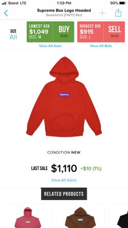 Supreme box logo M no low ballers !!!