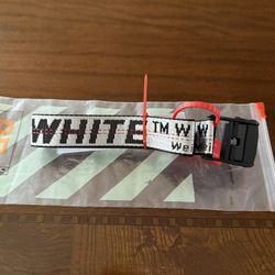 OFF WHITE Industrial Belt White Brand New 