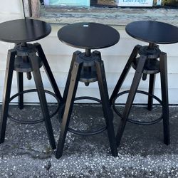 IKEA Dalfred Bar Stools (Set of 3)