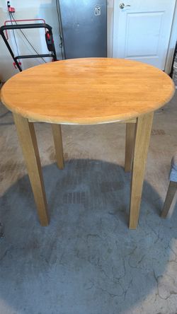 Round Wood Dining Table