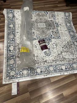 Silky Medallion Area Rug