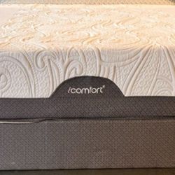 King Size I Comfort Serta Mattress Split Box Springs & Bed Frame Optional 