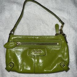 Old School Green Leaf Mini Coach Bag