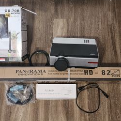 🎥✨ Panorama Innovations GX-710R Projector + 82” Screen Bundle ✨🎥