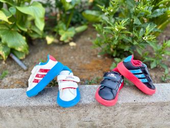 $20 per pair of Gently Worn Size 7K - ADIDAS SPIDER-MAN GRAND COURT in SOUTH SAN JOSE