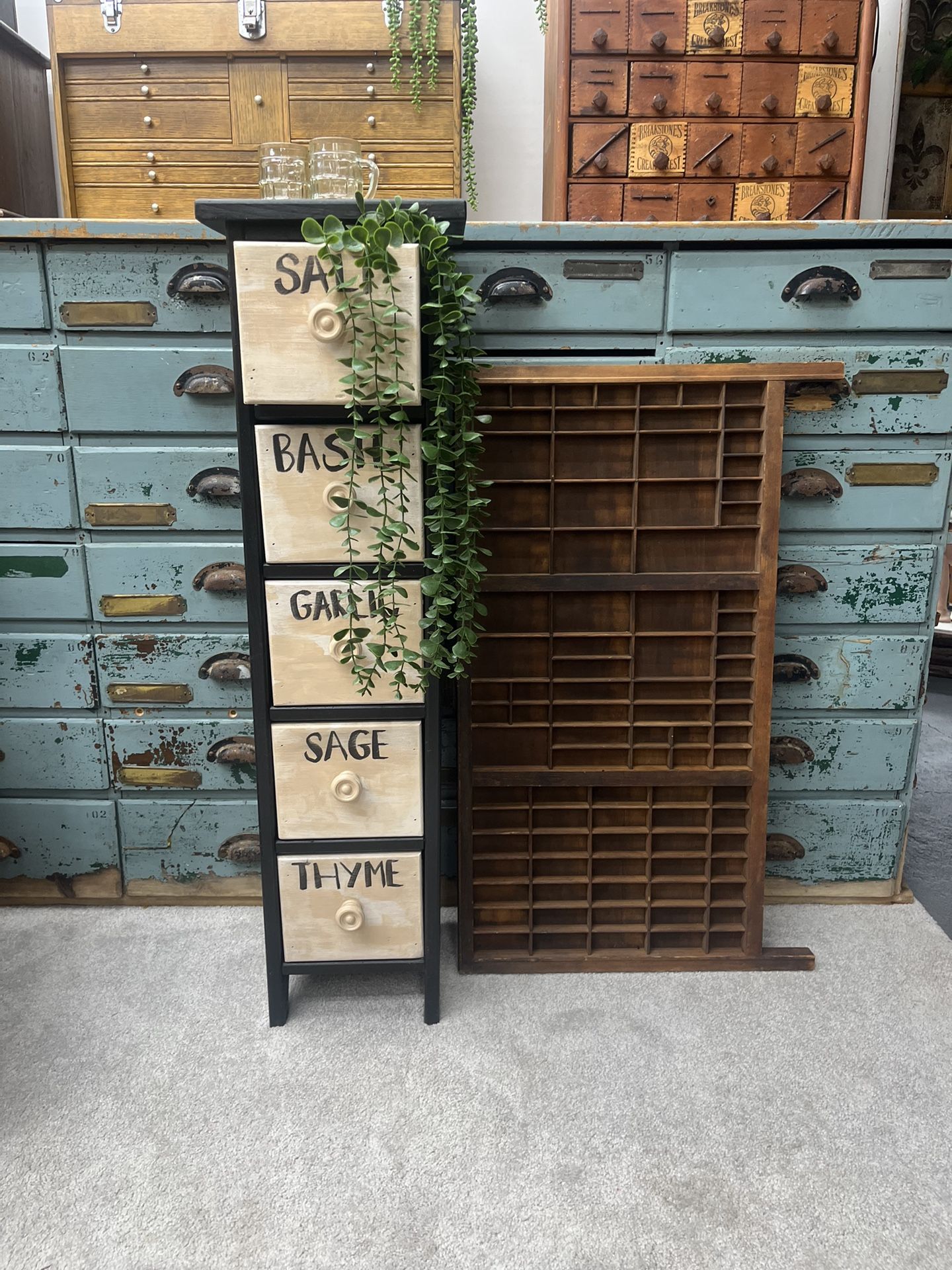 5-Drawer Spice Cabinet