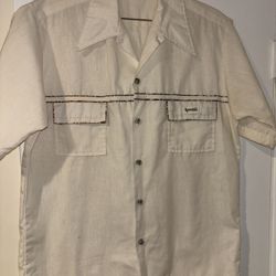Men’s Medium Linen Hawaiian Shirt 