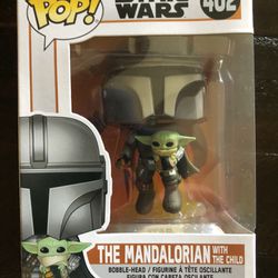 FUNKO POP THE MANDALORIAN WITH THE CHILD 402