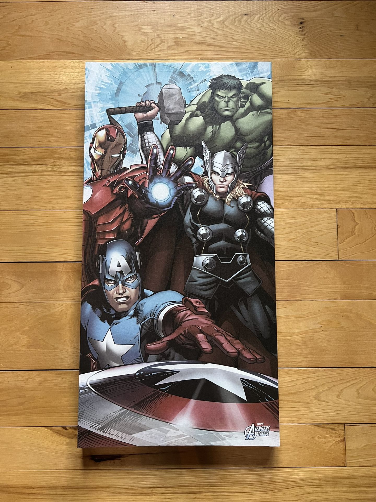 Marvel Avengers Canvas Frame Art Work EUC