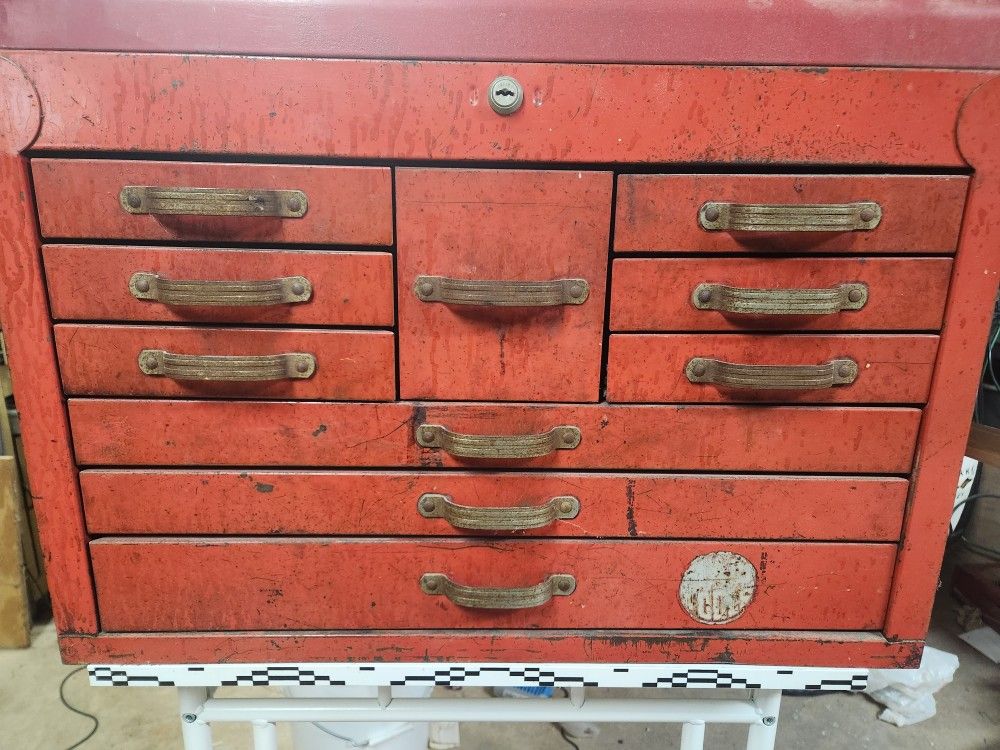 Vintage Mac 10 Drawer Tool Chest Tool Box