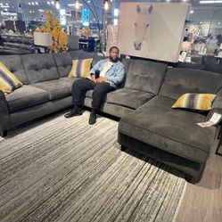 Couch Full Set Section Grey 