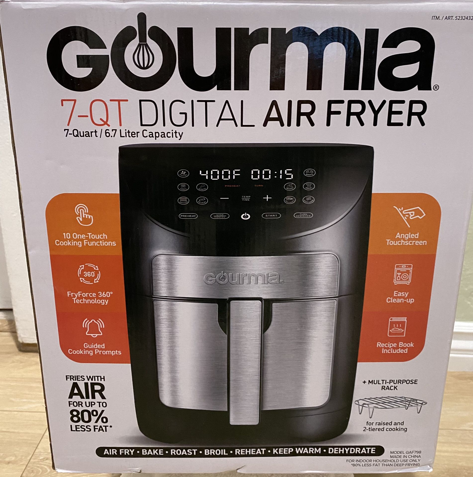 Gourmia Digital Air Fryer – MSU Surplus Store