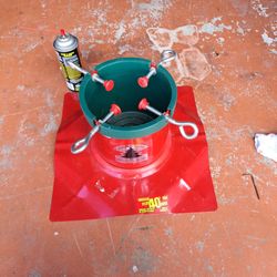  large heavy duty metal Christmas tree stand