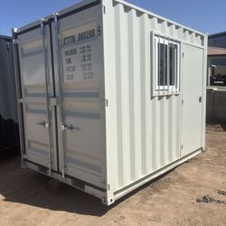 10’ New 1 Trip Container With Window And Side Door