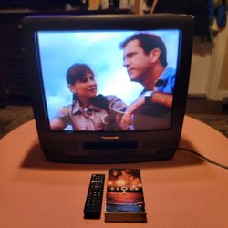 Panasonic 20" CRT TV/VCR VHS Combo With Remote