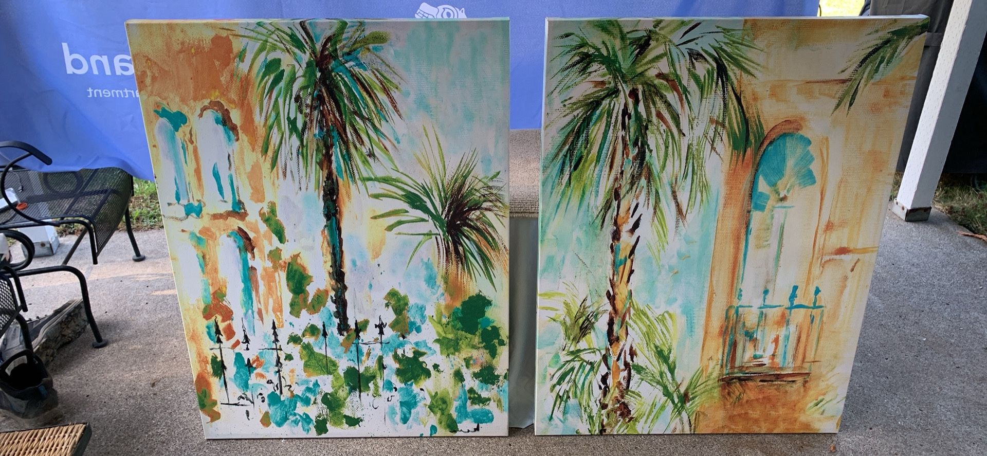 Two Wall Art Print On Canvas