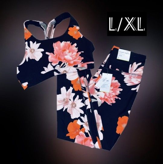 Old Navy Active Floral Set