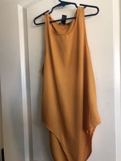 yellow forever 21 bodysuit
