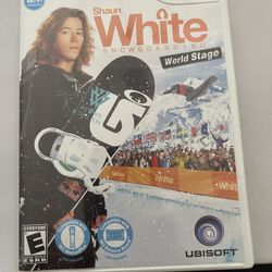 Wii Shawn White snowboarding world stage