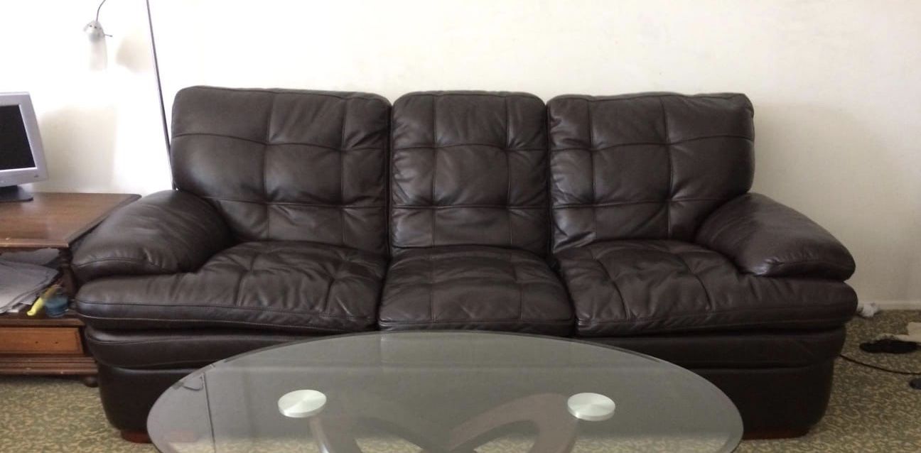 LIKE NEW LEATHER SOFA