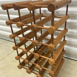 Danish Teak Wine Rack