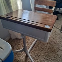 Vintage School Desk
