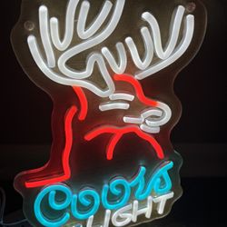 Buck Neon Sign
