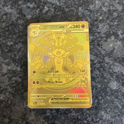 Gold Mega Lucario 