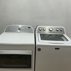 Maytag  And Whirlpool Set Gas Laundry 