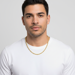 14K Yellow Gold 20.5" Rope Chain