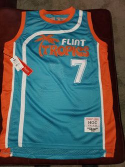 Flint Tropics Jersey From Movie Semi Pro 