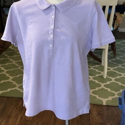 Croft & Barrow Classic Polo Women’s Size XL Lilac