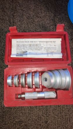 Bearing race and seal driver-master set