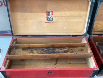 2 Vintage 1(contact info removed) Buddy L tool box