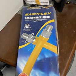 gas flex connection kit new 