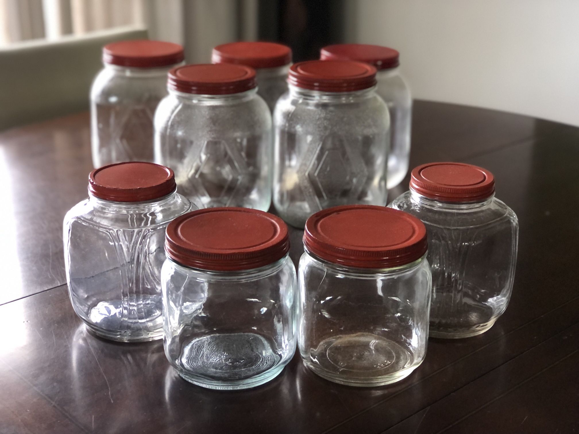 Vintage Hoosier Cabinet Jars - Lot
