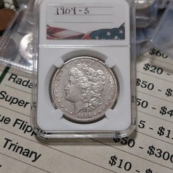 1904 S Morgan Silver Dollar $1