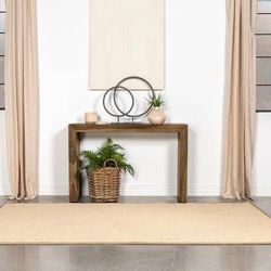 ~New Solid Sheesham Wood U-Shaped Console Table~