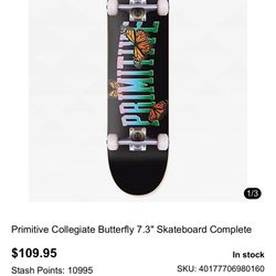 Primitive 7.3” Skateboard 
