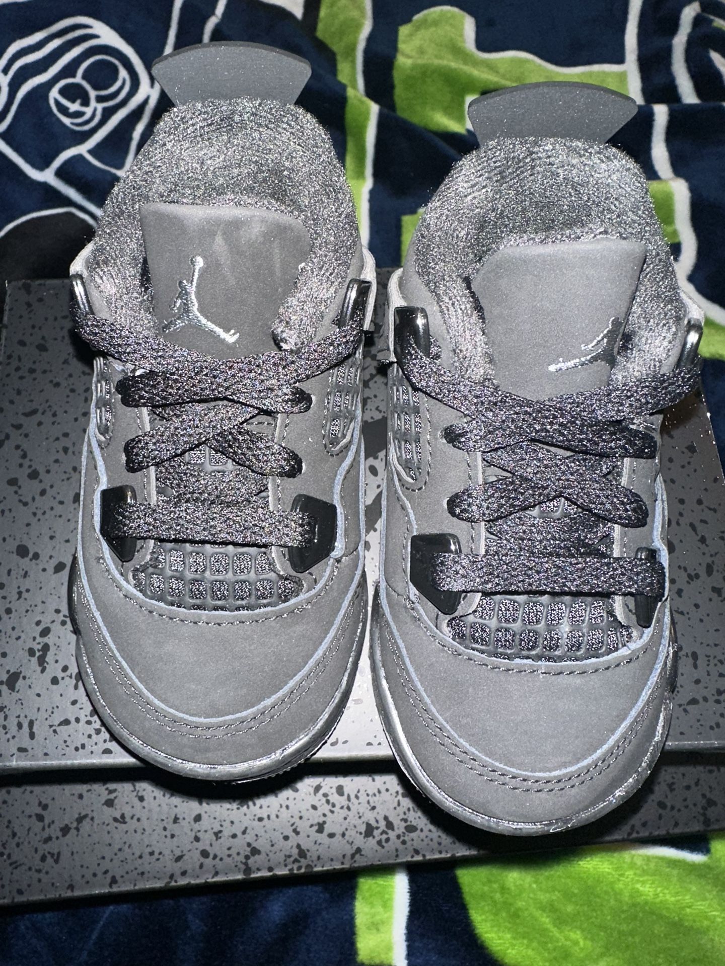 Baby Jordan 4s Black Cat 