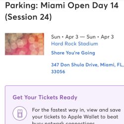 $20 Parking Miami Open