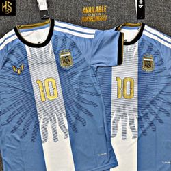 𝗦𝗢𝗖𝗖𝗘𝗥 𝗝𝗘𝗥𝗦𝗘𝗬 | Messi 10 🇦🇷 Farewell Game Jersey.