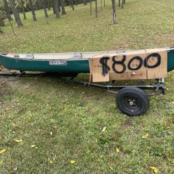 $800 Trailer And Floating Boat