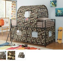 TWIN  TENT LOFT BED MATTRESS SOLD SEPARATELY NEW IN BOX ☎️ 1714586,2564 