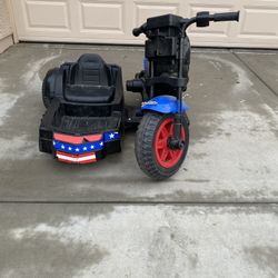 Power Wheel Captain America Motorcycle 