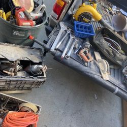 Tools ratchet sockets leaf blower etc